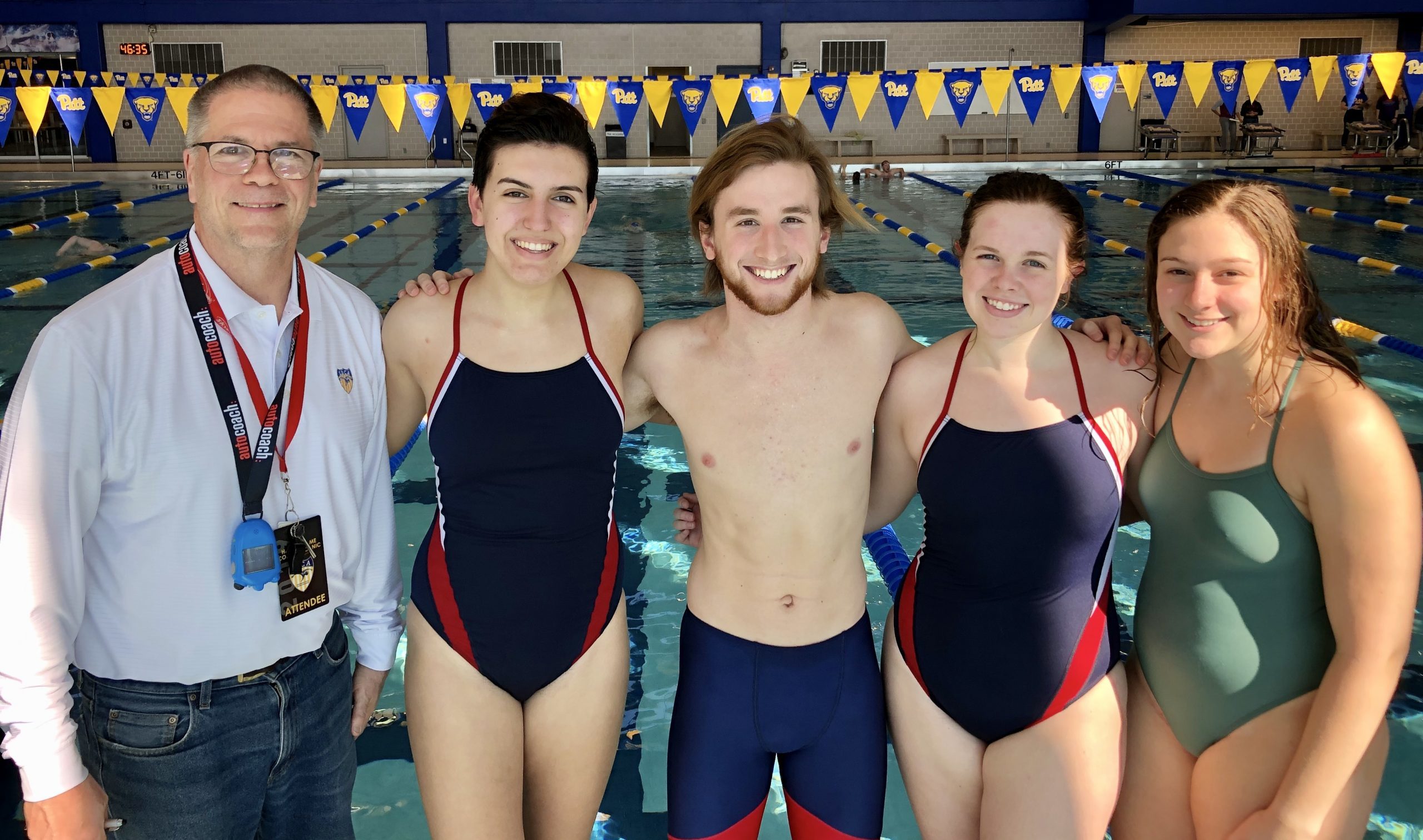 DUQ Club Swimmers at Pitt